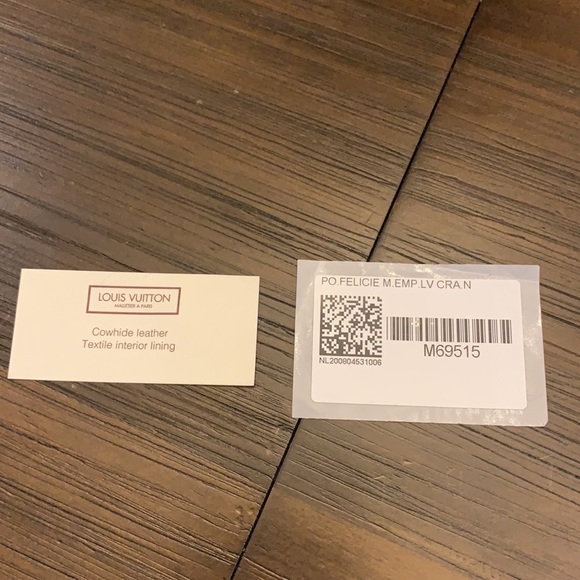 💎RARE💎 Louis Vuitton Crafty Felicie Pochette - Picture 16 of 16